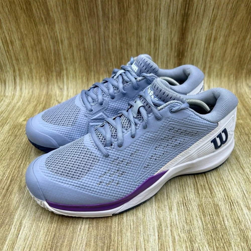 Wilson Rush Pro Ace Tennis Shoes Women's Size 8.5 Blue Purple Sneakers WRS330820
